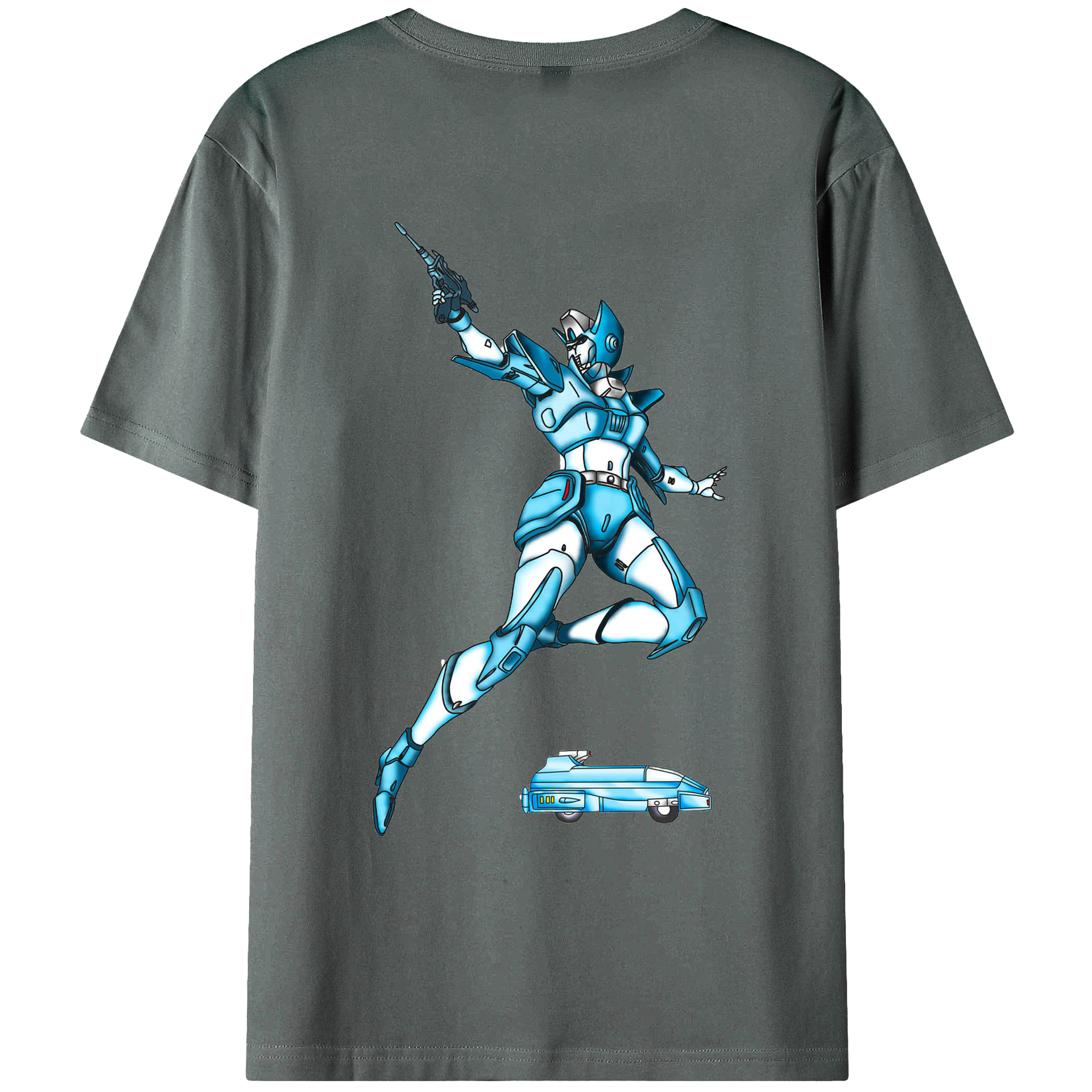 （画像用）  綿100％ メンズ半袖Tシャツ（バックプリント） 通気性